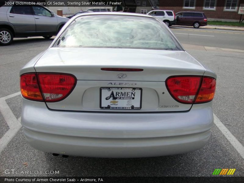 Sterling Silver Metallic / Pewter 2004 Oldsmobile Alero GX Sedan