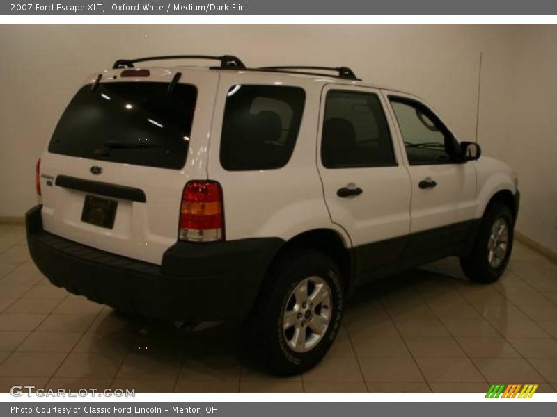 Oxford White / Medium/Dark Flint 2007 Ford Escape XLT