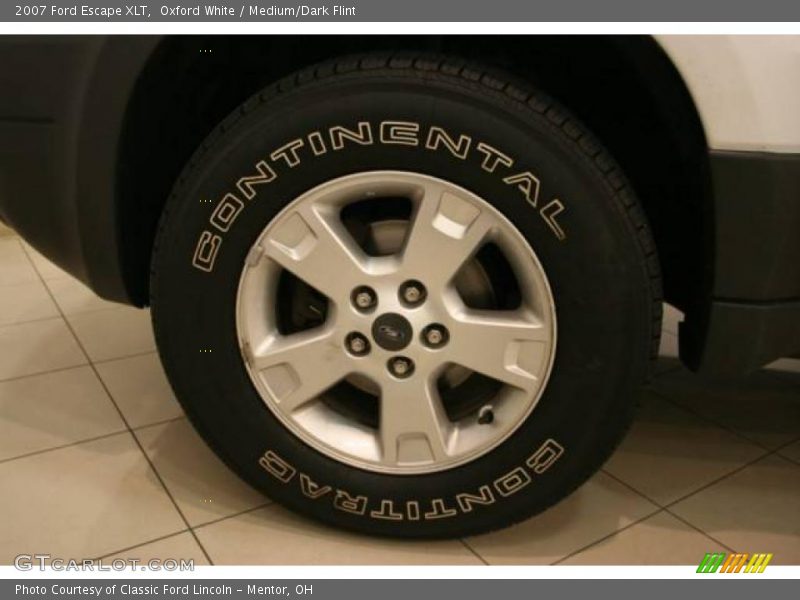 Oxford White / Medium/Dark Flint 2007 Ford Escape XLT