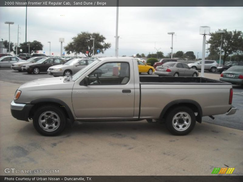 Sand Dune / Beige 2000 Nissan Frontier XE Regular Cab