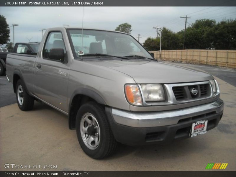 Sand Dune / Beige 2000 Nissan Frontier XE Regular Cab