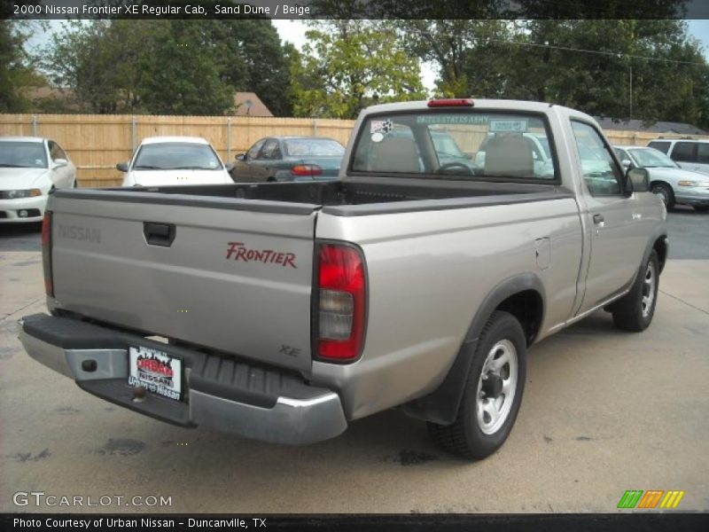 Sand Dune / Beige 2000 Nissan Frontier XE Regular Cab
