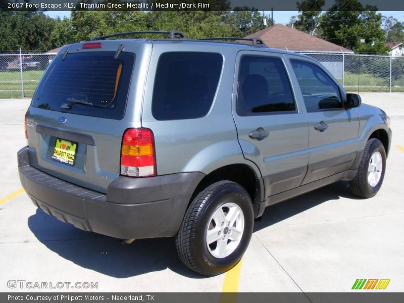 Titanium Green Metallic / Medium/Dark Flint 2007 Ford Escape XLS