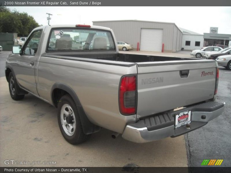 Sand Dune / Beige 2000 Nissan Frontier XE Regular Cab