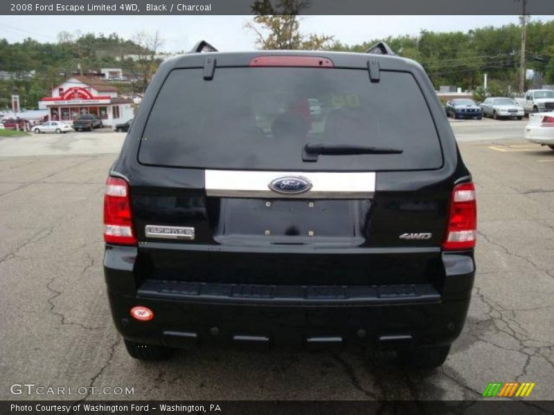 Black / Charcoal 2008 Ford Escape Limited 4WD