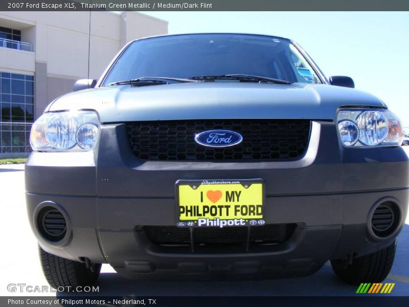 Titanium Green Metallic / Medium/Dark Flint 2007 Ford Escape XLS