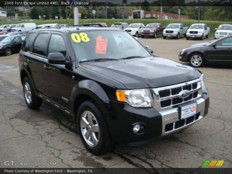 Black / Charcoal 2008 Ford Escape Limited 4WD