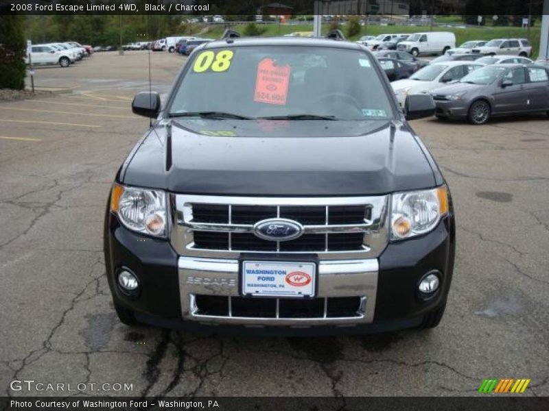 Black / Charcoal 2008 Ford Escape Limited 4WD