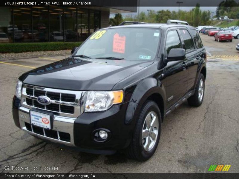 Black / Charcoal 2008 Ford Escape Limited 4WD