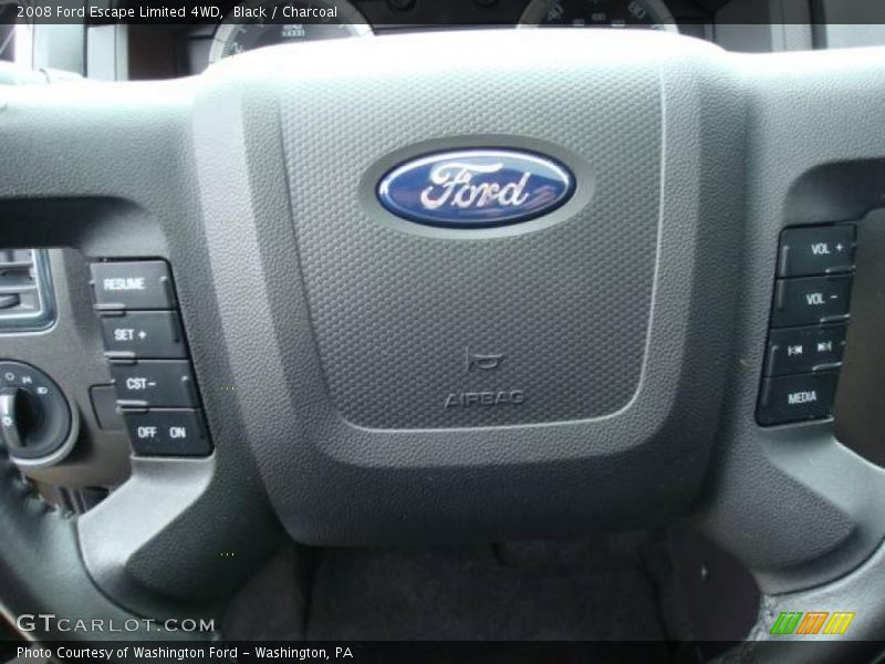 Black / Charcoal 2008 Ford Escape Limited 4WD