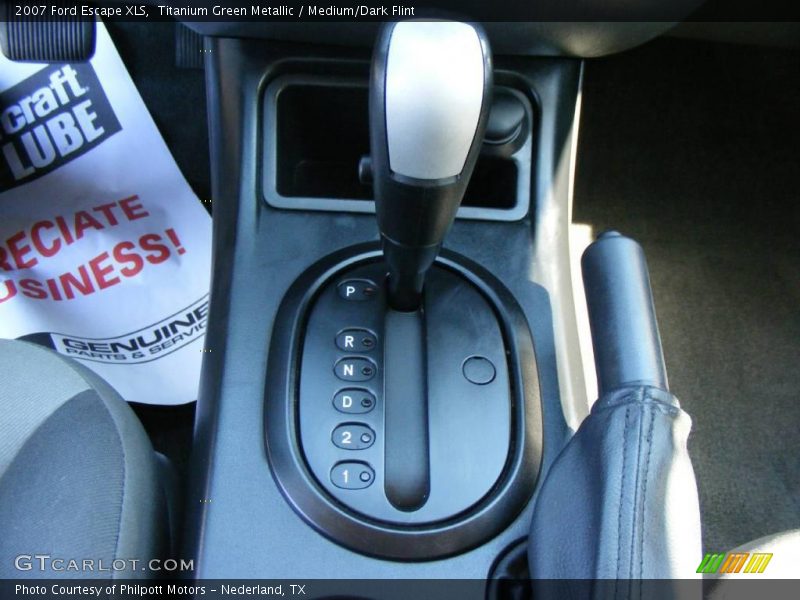 Titanium Green Metallic / Medium/Dark Flint 2007 Ford Escape XLS