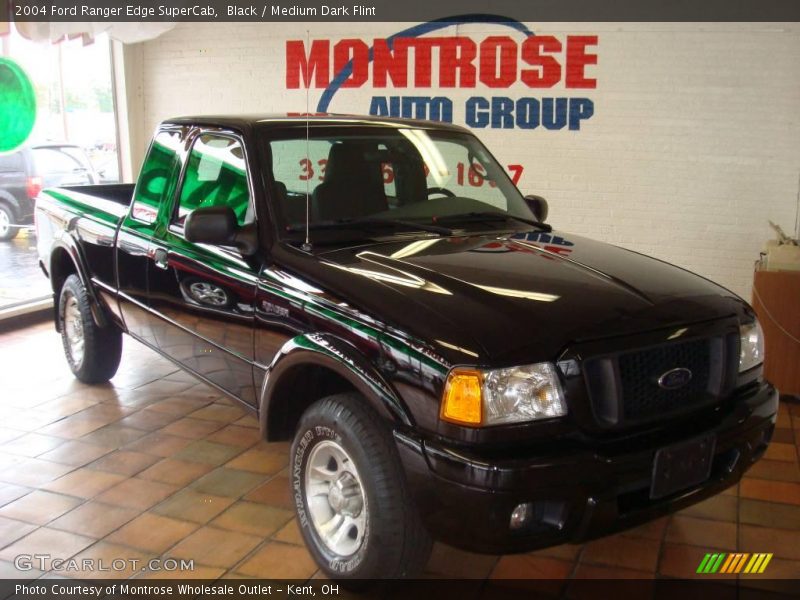Black / Medium Dark Flint 2004 Ford Ranger Edge SuperCab