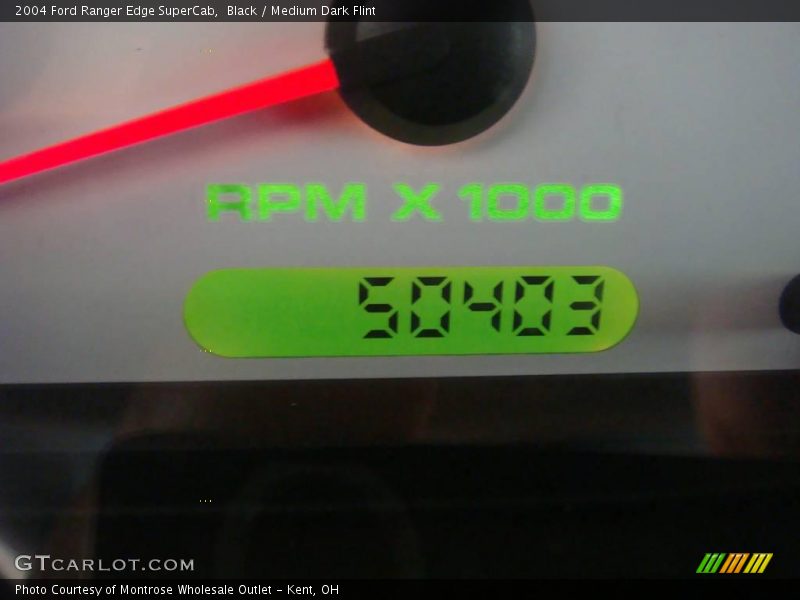 Black / Medium Dark Flint 2004 Ford Ranger Edge SuperCab