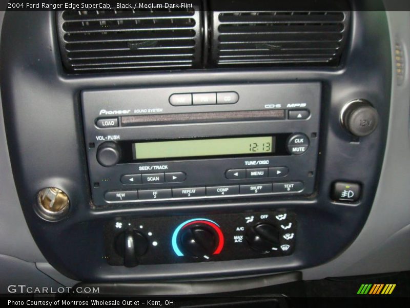 Black / Medium Dark Flint 2004 Ford Ranger Edge SuperCab
