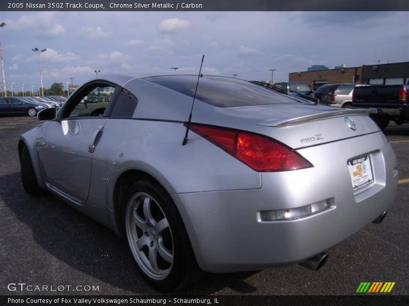 Chrome Silver Metallic / Carbon 2005 Nissan 350Z Track Coupe