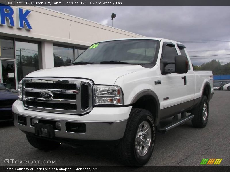 Oxford White / Tan 2006 Ford F350 Super Duty Lariat SuperCab 4x4