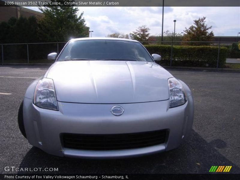 Chrome Silver Metallic / Carbon 2005 Nissan 350Z Track Coupe