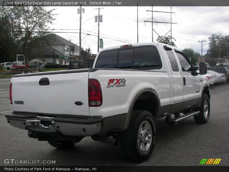 Oxford White / Tan 2006 Ford F350 Super Duty Lariat SuperCab 4x4