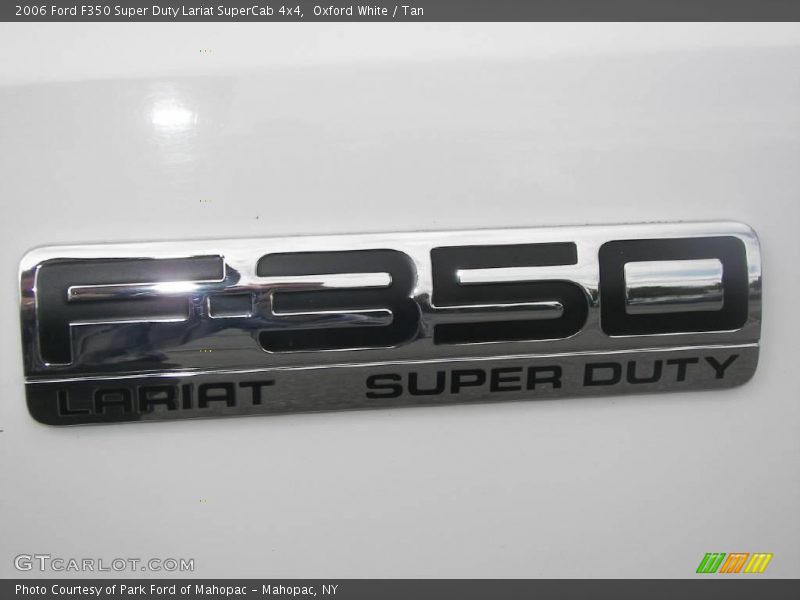 Oxford White / Tan 2006 Ford F350 Super Duty Lariat SuperCab 4x4