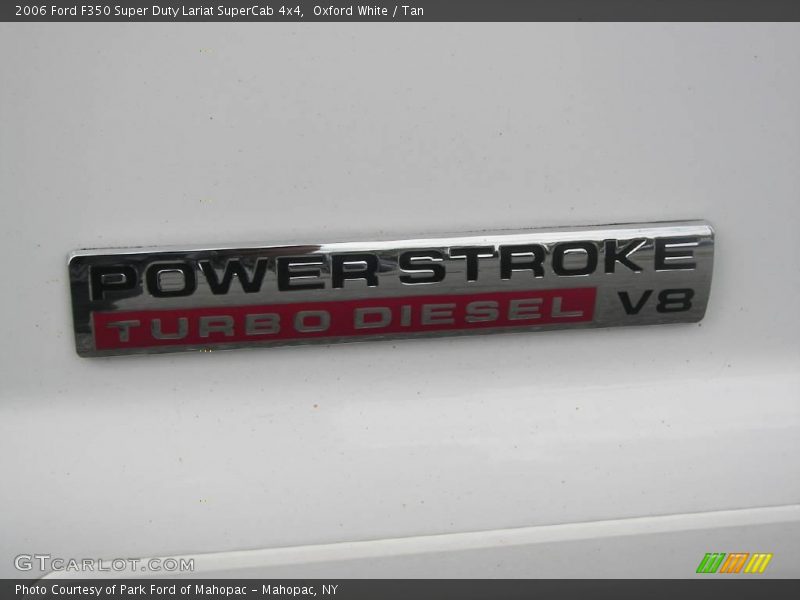 Oxford White / Tan 2006 Ford F350 Super Duty Lariat SuperCab 4x4