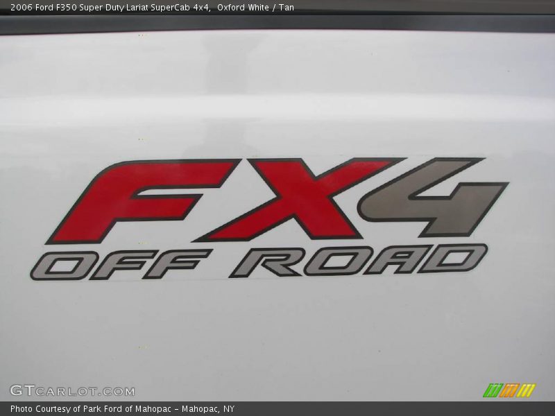 Oxford White / Tan 2006 Ford F350 Super Duty Lariat SuperCab 4x4