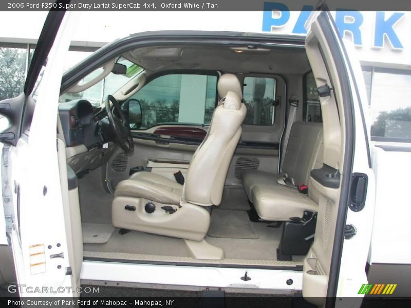 Oxford White / Tan 2006 Ford F350 Super Duty Lariat SuperCab 4x4