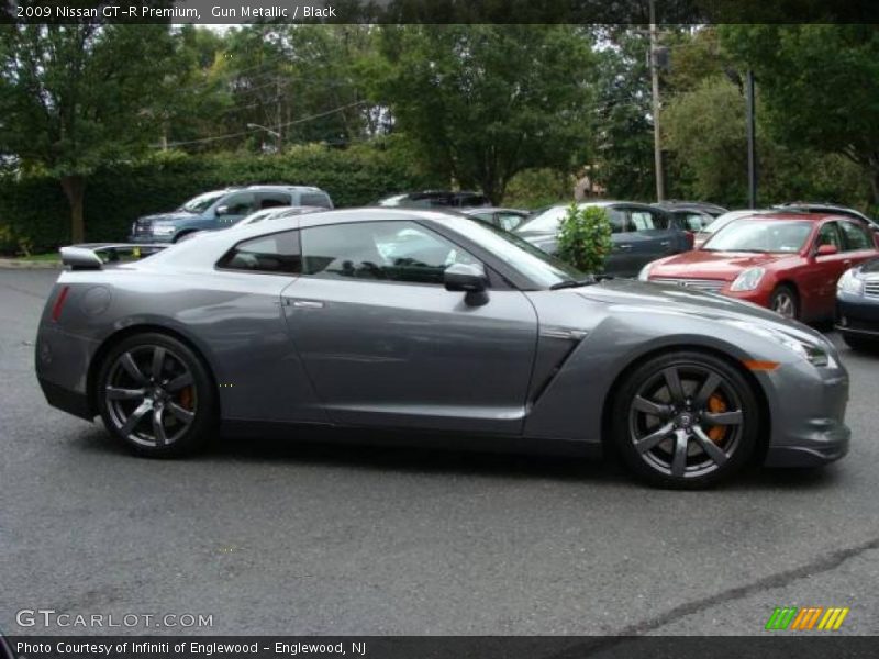 Gun Metallic / Black 2009 Nissan GT-R Premium