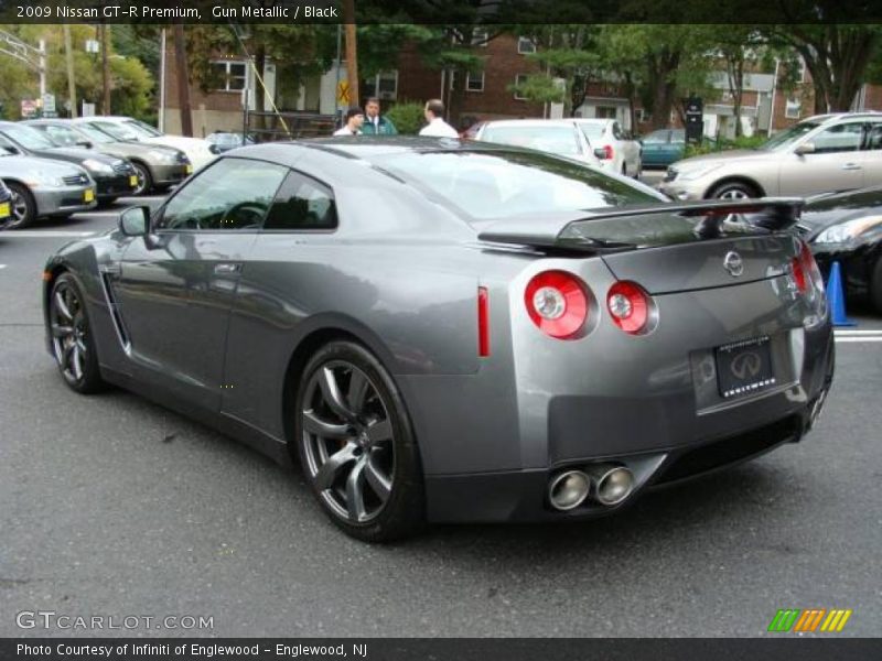 Gun Metallic / Black 2009 Nissan GT-R Premium