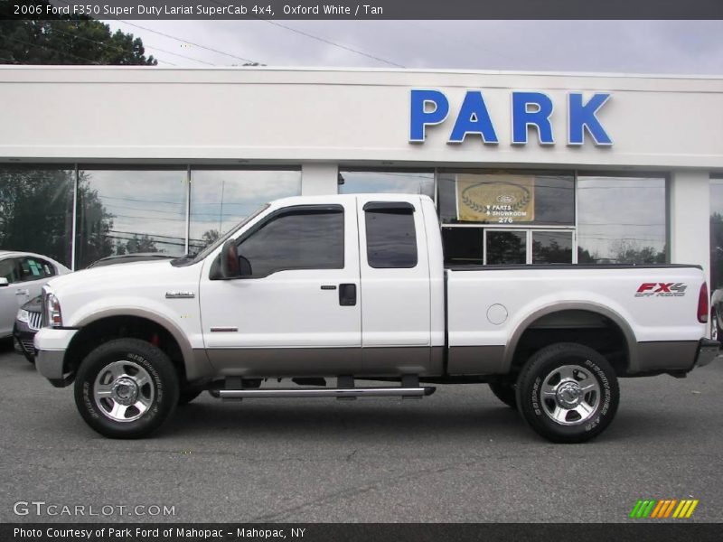 Oxford White / Tan 2006 Ford F350 Super Duty Lariat SuperCab 4x4