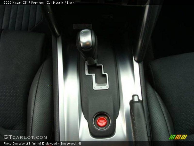 Gun Metallic / Black 2009 Nissan GT-R Premium