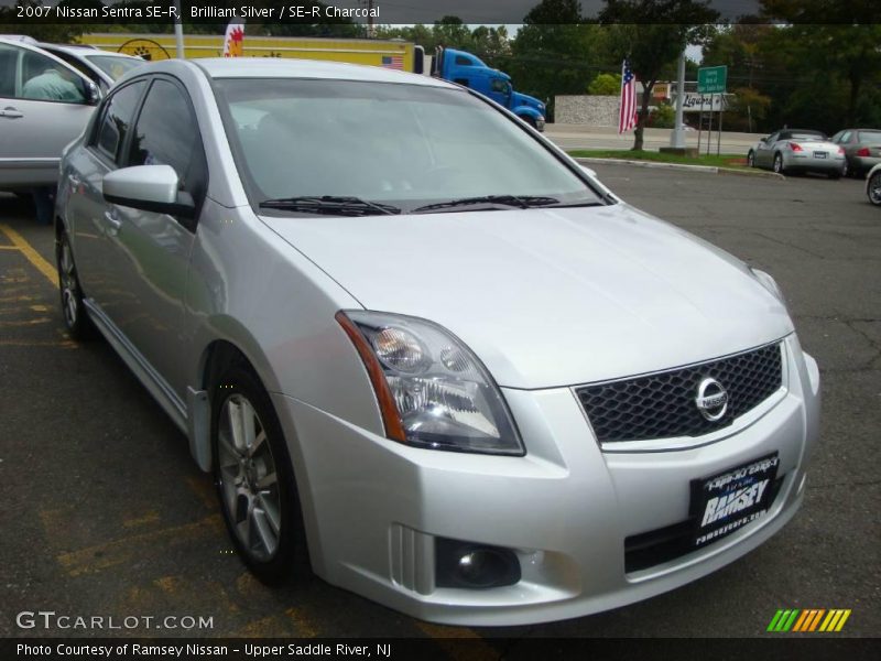 Brilliant Silver / SE-R Charcoal 2007 Nissan Sentra SE-R