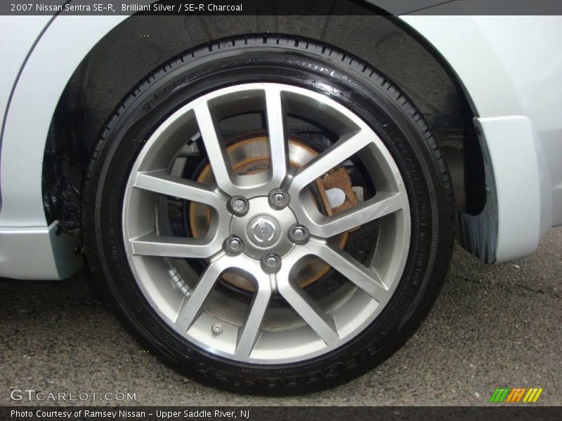 Brilliant Silver / SE-R Charcoal 2007 Nissan Sentra SE-R