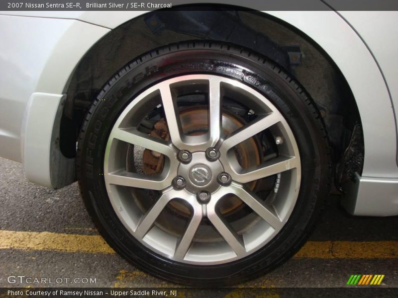 Brilliant Silver / SE-R Charcoal 2007 Nissan Sentra SE-R