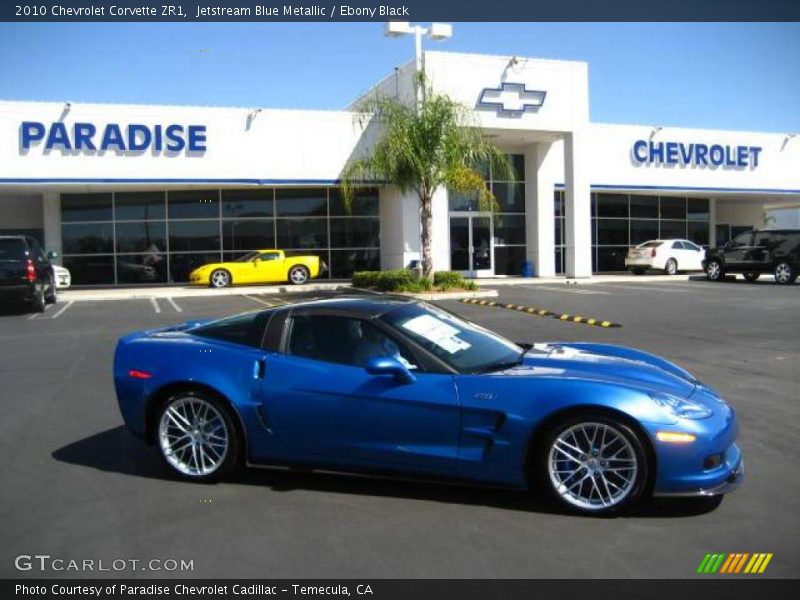 Jetstream Blue Metallic / Ebony Black 2010 Chevrolet Corvette ZR1