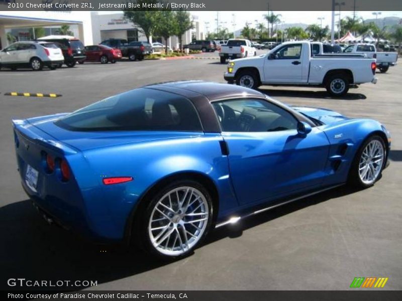 Jetstream Blue Metallic / Ebony Black 2010 Chevrolet Corvette ZR1