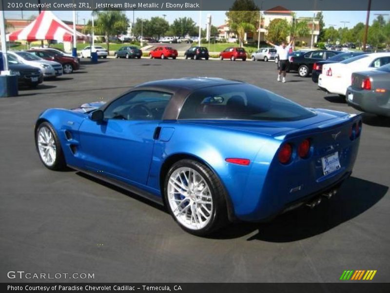 Jetstream Blue Metallic / Ebony Black 2010 Chevrolet Corvette ZR1