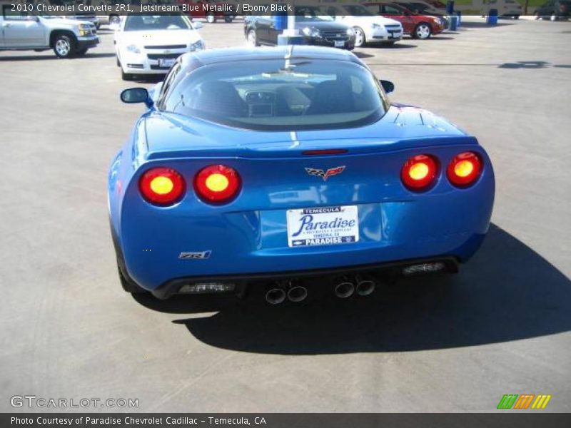 Jetstream Blue Metallic / Ebony Black 2010 Chevrolet Corvette ZR1