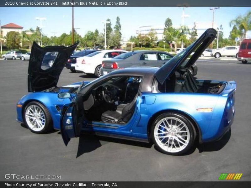 Jetstream Blue Metallic / Ebony Black 2010 Chevrolet Corvette ZR1