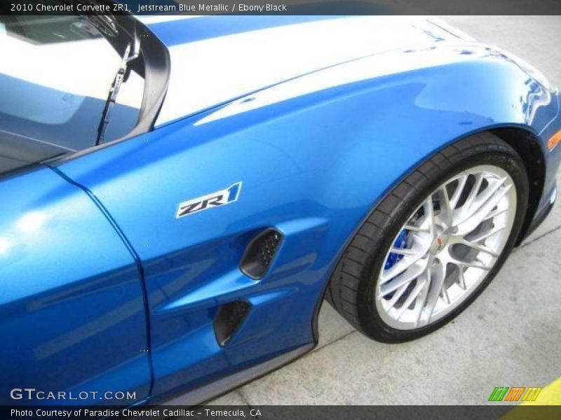 Jetstream Blue Metallic / Ebony Black 2010 Chevrolet Corvette ZR1