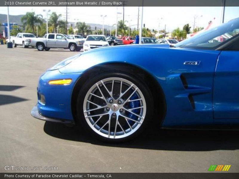 Jetstream Blue Metallic / Ebony Black 2010 Chevrolet Corvette ZR1