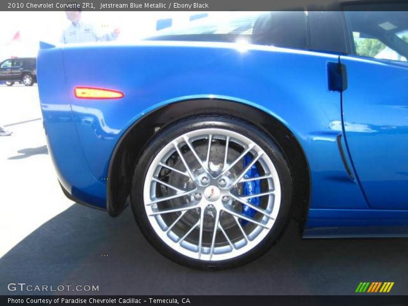 Jetstream Blue Metallic / Ebony Black 2010 Chevrolet Corvette ZR1