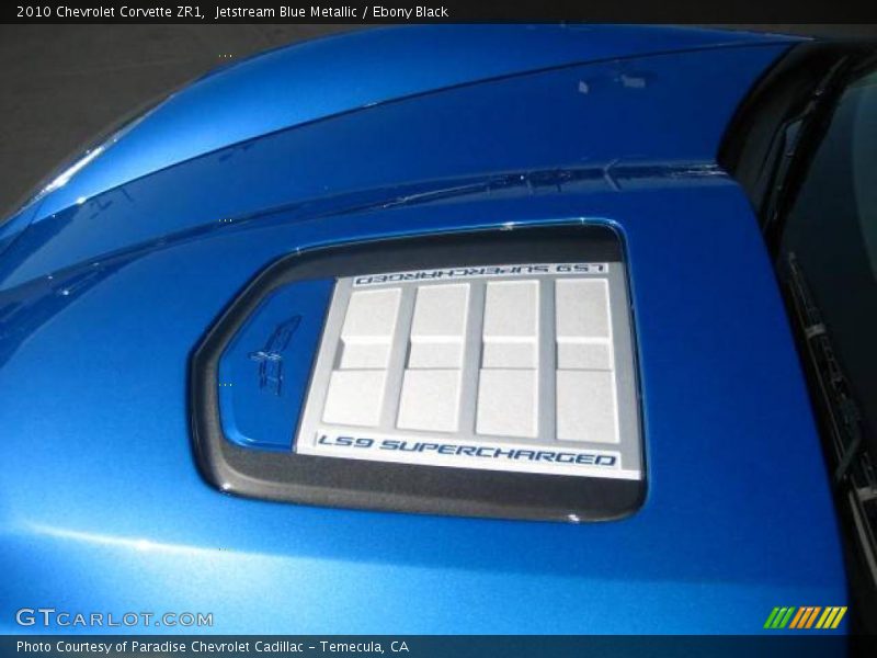 Jetstream Blue Metallic / Ebony Black 2010 Chevrolet Corvette ZR1