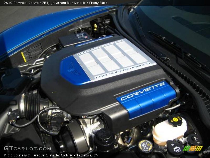 Jetstream Blue Metallic / Ebony Black 2010 Chevrolet Corvette ZR1