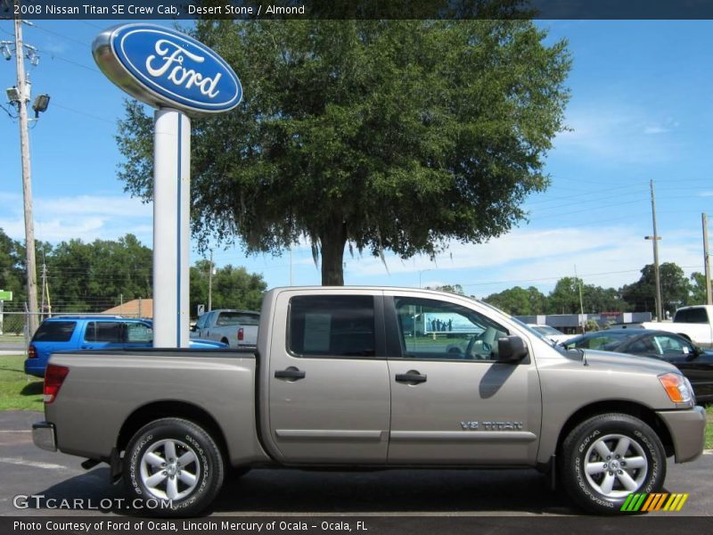 Desert Stone / Almond 2008 Nissan Titan SE Crew Cab