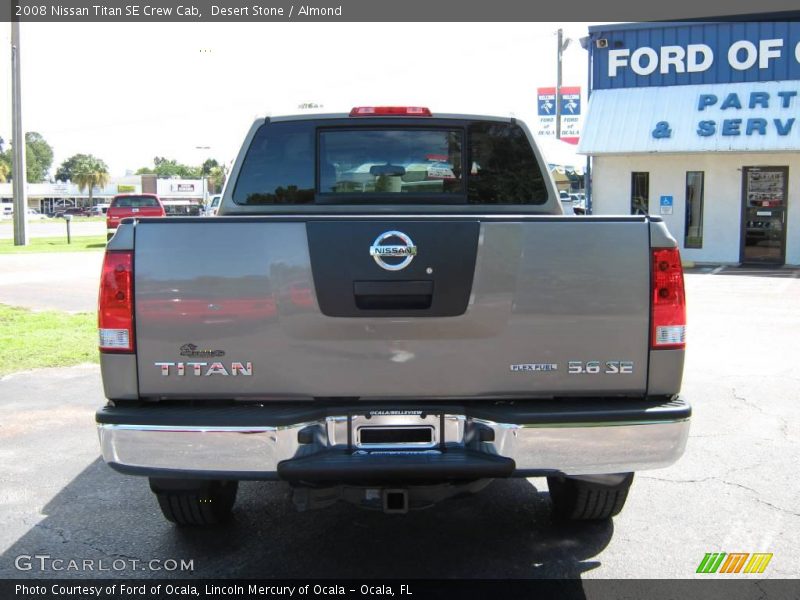 Desert Stone / Almond 2008 Nissan Titan SE Crew Cab