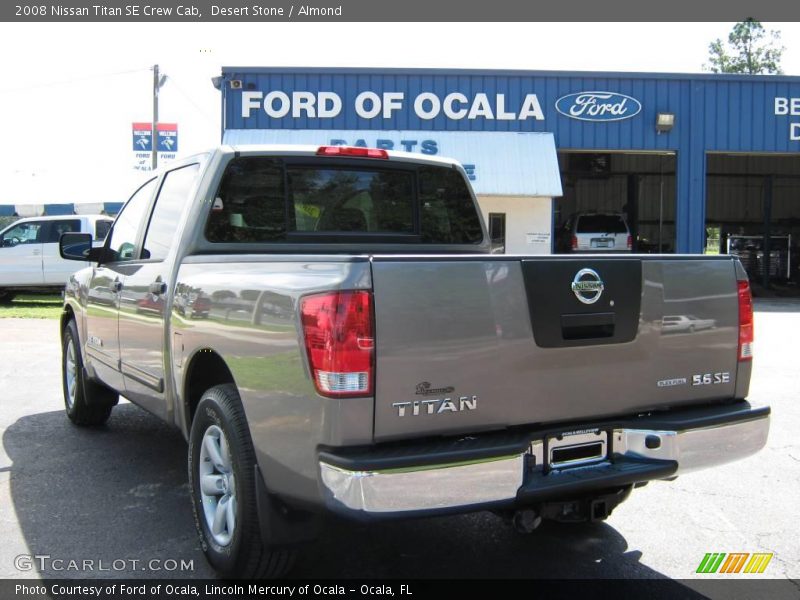 Desert Stone / Almond 2008 Nissan Titan SE Crew Cab