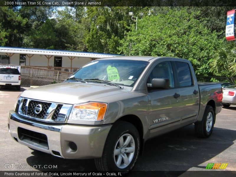 Desert Stone / Almond 2008 Nissan Titan SE Crew Cab