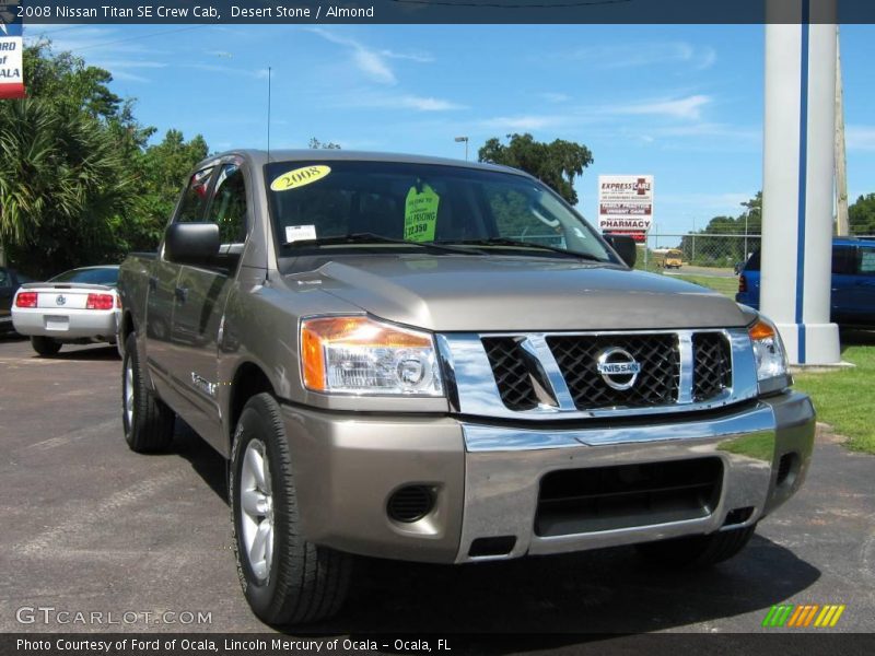 Desert Stone / Almond 2008 Nissan Titan SE Crew Cab
