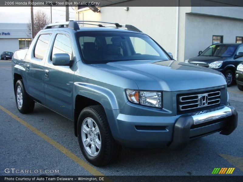 Steel Blue Metallic / Gray 2006 Honda Ridgeline RTS