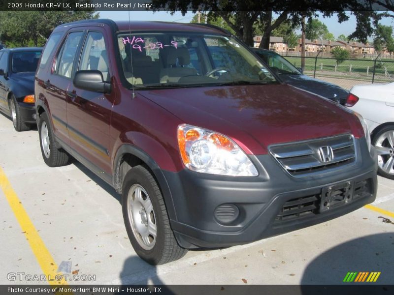 Redondo Red Pearl / Ivory 2005 Honda CR-V LX
